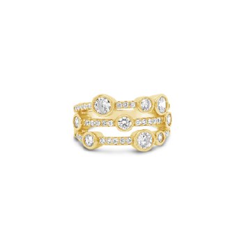 Absolute Jewellery RING GOLD SMALL RG170GLS