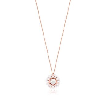 Tipperary Crystal Romi Rose Gold Pearl Necklace