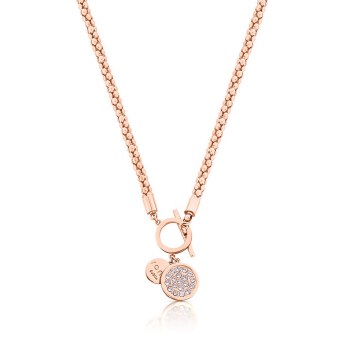 Tipperary Crystal Romi Rose Gold Popcorn Chain