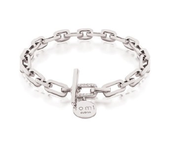 Tipperary Crystal ROMI SILVER CHAIN BRACELET
