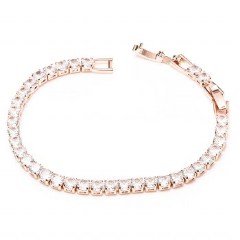 Newgrange Living Rose Gold Tennis Diamod Bracelet