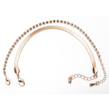 Newgrange Living Jewellery Rose Gold Duo Bracelet Set of 2