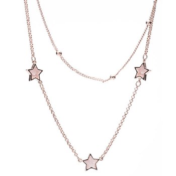 Newgrange Living Jewellery Rosegold Trio Star Pendant