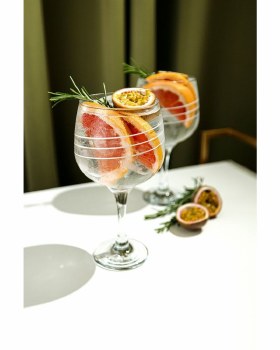 Killarney Crystal Rossmore Swirl Gin Pair