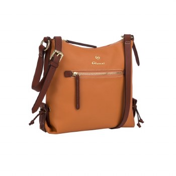 Gionni Handbags RUBINA CROSSBODY BAG APRICOT W/ SIDE KNOTS