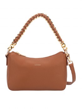 GIONNI HANDBAG RUBY CURVED SHOULDER BAG TAN