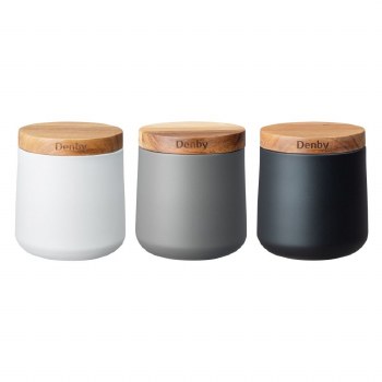 Denby Mixed Storage Canisters Set of 3