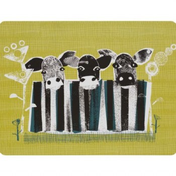 Denby Set of 6 Cow Placemats Denby