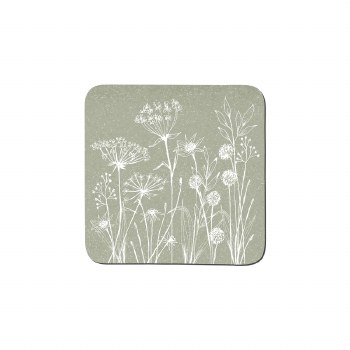 Denby Wild Flower Sage Coasters Set of 6