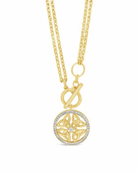 Seala Pendant/Chain Gold 2 in 1