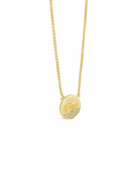 Seala 'Gra' Disc Pendant/Chain Gold