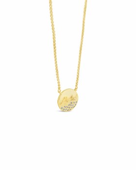 Seala 'Mo chroi' Disc Pendant/Chain Gold