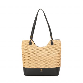 Gionni Handbags SERPENTINE TOTE BAG BLACK