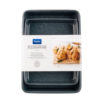 Denby Set of 2 Roasting Trays