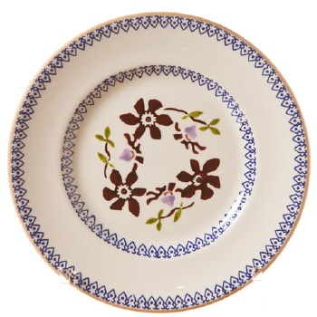 Nicholas Mosse Pottery Side Plate Clematis