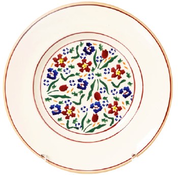 Nicholas Mosse Pottery Side Plate Wild Flower Meadow