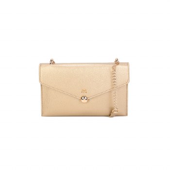 Gionni Handbags Sidecar Envelope Clutch Bag Gold
