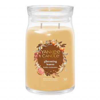 Signature Large Jar Glistening Leaves