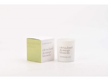 Tipperary Crystal Signature Candle Citrus Basil &amp; Orange Blossom