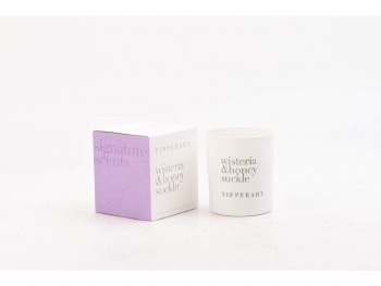 Tipperary Crystal Signature Candle Wisteria &amp; Honeysuckle