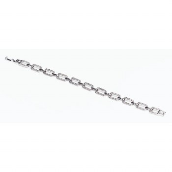 Newgrange Living Silver Diamond Bracelet