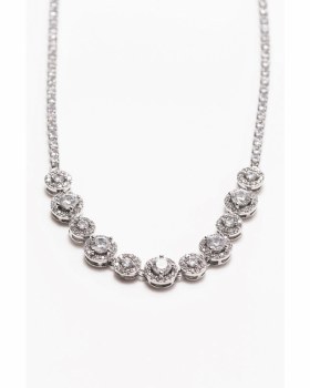 Newgrange Living Silver Diamond Cluster Pendant