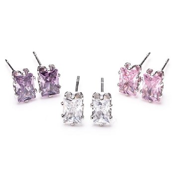 Newgrange Living Jewellery Silver Diamond Earrings Set of 3