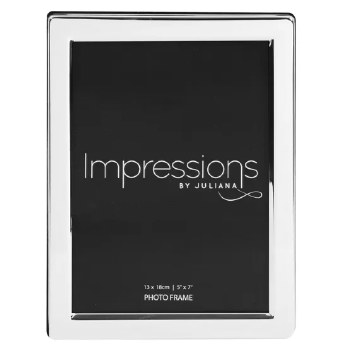 Silver Frame 5x7" Flat Edge