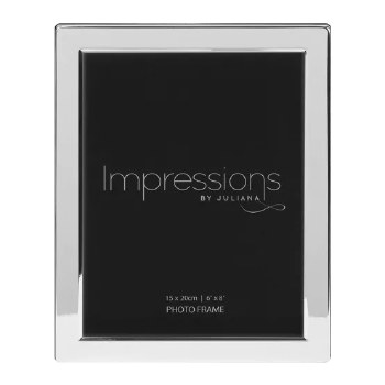 Silver Frame 6x8" Flat Edge