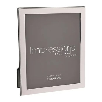 Silver Frame 8x10" Flat Edge