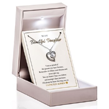 Newgrange Living Silver Heart Daughter Pendant