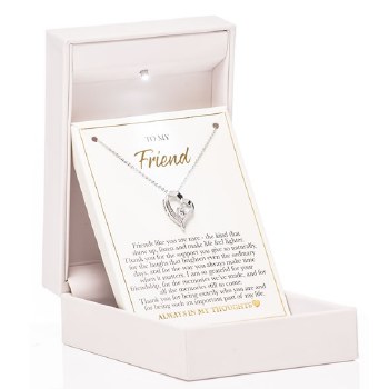 Newgrange Living Silver Heart Friend Pendant