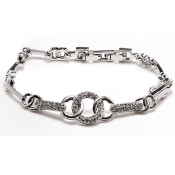 Newgrange Living Silver Interlocking Bracelet