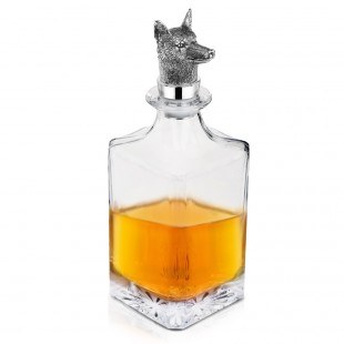 Newbridge Silverware Silverplated Fox Head Decanter