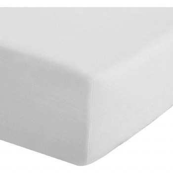Fitted Sheet Super King Bed Extra Deep White