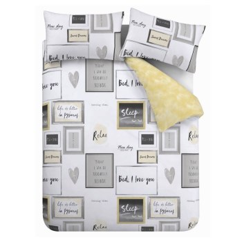 Sleep Dreams Ochre King Duvet Set