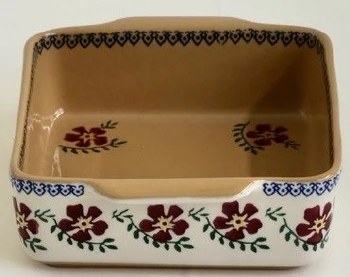 Nicholas Mosse Small Oven Square Dish Old Rose