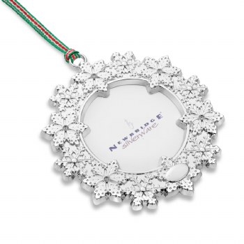 Newbridge Silverware Snowflake Photoframe Christmas Tree Decoration