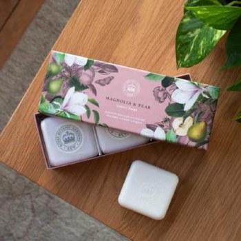 The English Soap Company Soap Magnolia &amp; Pear Triple Gift Box