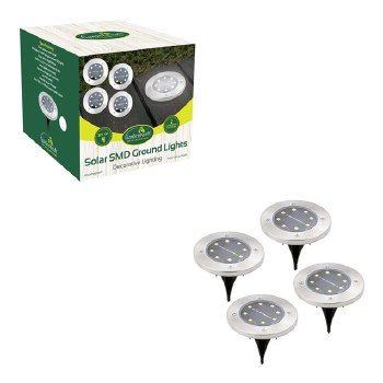 Solar Ground Light 4pk