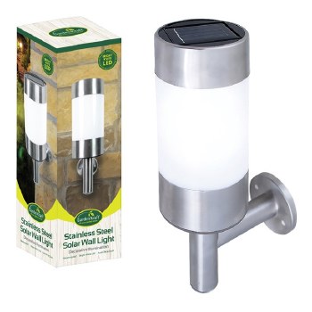 Solar Wall Light LED S/S