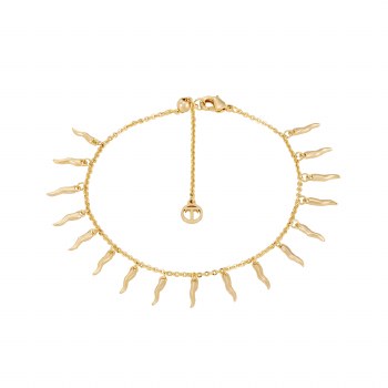 Tipperary Crystal Soleil Charm Sun Bracelet Gold