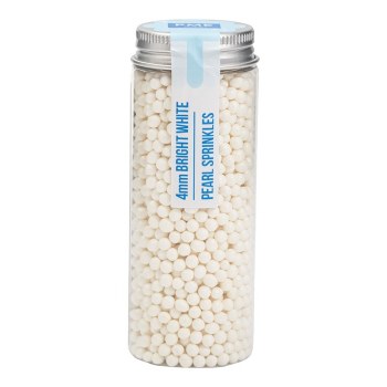 Sprinkle Pearl - Bright White 4mm
