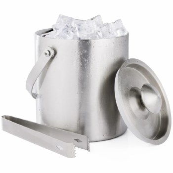 Oak &amp; Steel Stainless S/S Ice Bucket