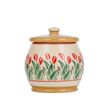 Nicholas Mosse Storage Jar Small Red Blooms