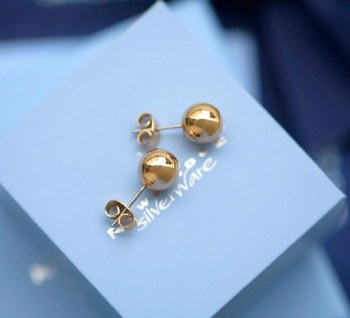 Newbridge Silverware Stud Earrings Rose Gold