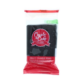 Sugar Paste 200g Black
