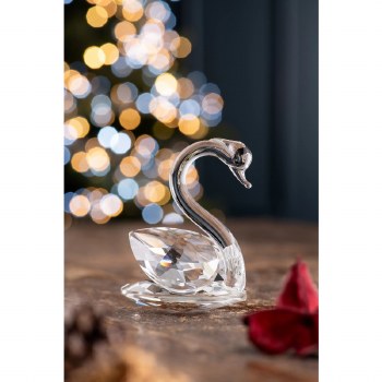 Galway Crystal Swan Single