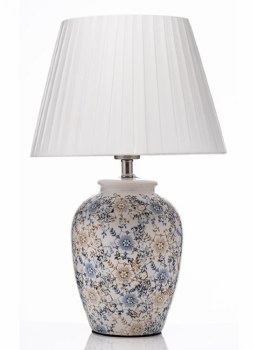 Grange Living Table Lamp Blue Floral CS3