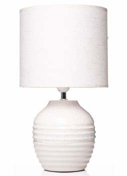 Grange Living Table Lamp Cream Round